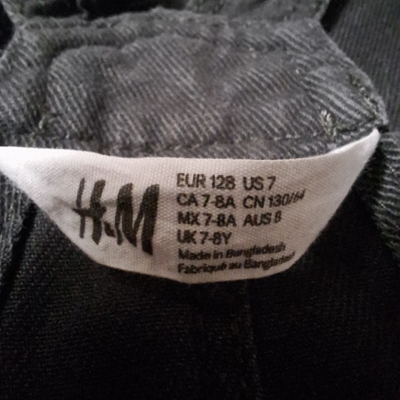 H&M cotton denim overalls jumper - Picture 6 of 7
